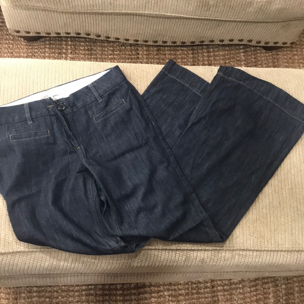 Dark Wash Wide Leg Jeans